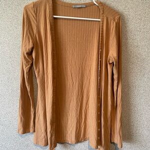 Tart Women's Brown Open-Front Cardigan‎